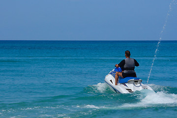 Image showing Jetski in Barbados