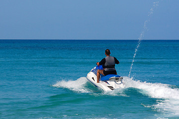 Image showing Jetski in Barbados