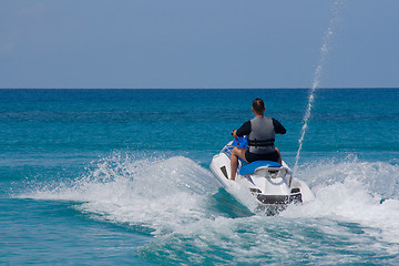 Image showing Jetski in Barbados