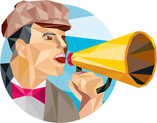 Image showing Movie Director Bullhorn Low Polygon