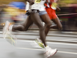 Image showing runners