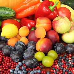 Image showing Fruits and vegetables