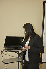 Image showing English teacher in classroom