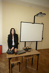 Image showing English teacher in classroom
