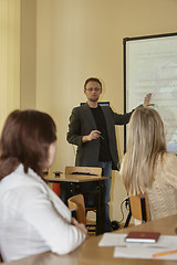 Image showing Female students in classroom