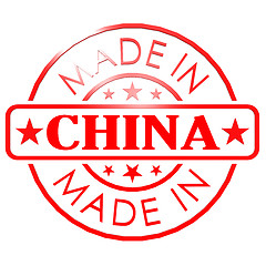 Image showing Made in China red seal