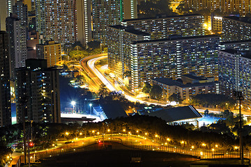 Image showing hong kong night