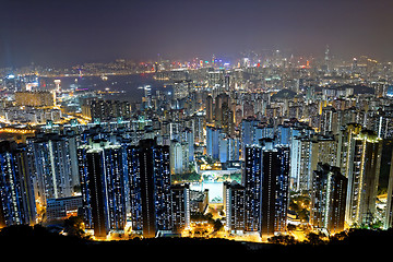 Image showing hong kong night