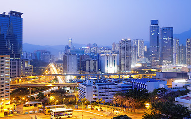 Image showing hongkong night