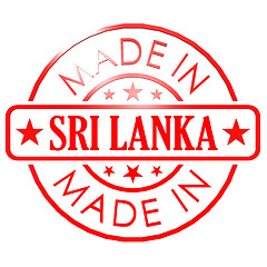 Image showing Made in Sri Lanka red seal