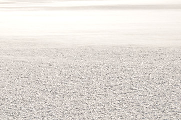 Image showing Snowy field and wind