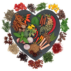 Image showing I Love Herbs and Spices