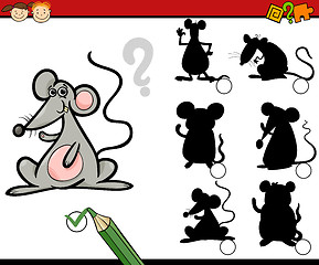 Image showing education shadows game cartoon