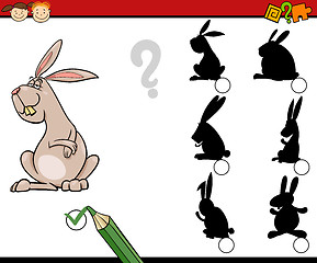 Image showing education shadows game cartoon