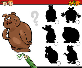 Image showing education shadows game cartoon