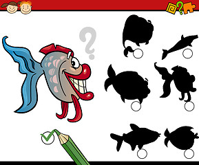 Image showing education shadows game cartoon