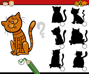 Image showing education shadows game cartoon