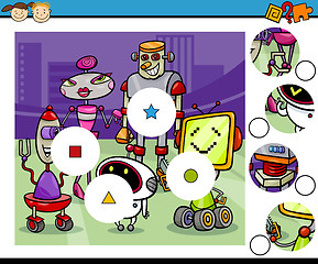 Image showing match pieces game cartoon