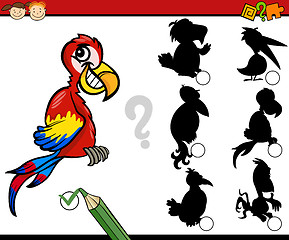 Image showing education shadows game cartoon