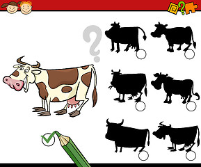 Image showing education shadows game cartoon