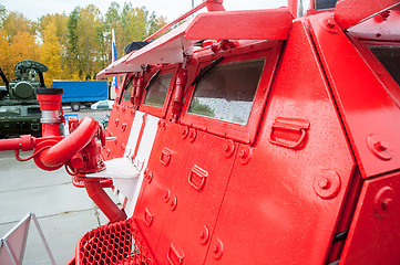 Image showing Special fire fighting vehicle SPM on exhibition