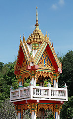 Image showing Buddhist temple gable