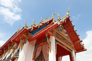Image showing temple gable