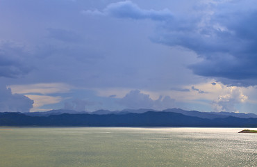 Image showing dark storm clouds before rain 