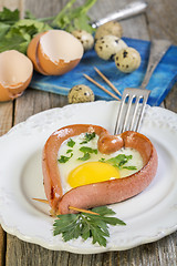 Image showing Romantic breakfast.