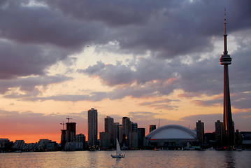 Image showing Toronto city skyline