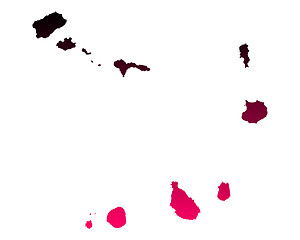 Image showing Map of Cape Verde