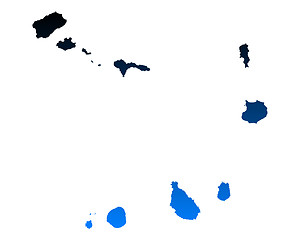 Image showing Map of Cape Verde