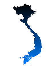 Image showing Map of Vietnam