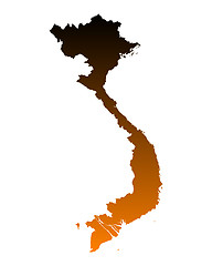 Image showing Map of Vietnam