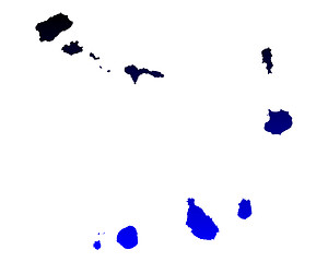 Image showing Map of Cape Verde