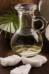 Image showing Coconut oil for alternative therapy 