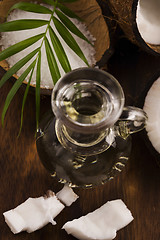 Image showing Coconut oil for alternative therapy 