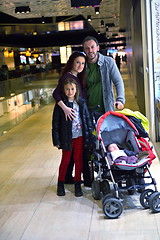 Image showing family in shopping mall