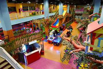 Image showing shopping mal playground