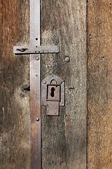 Image showing Old iron lock