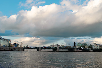 Image showing Bridge over the river.