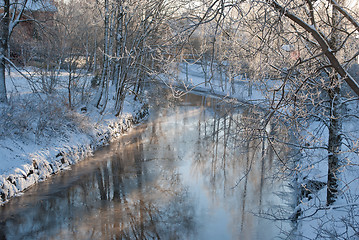 Image showing Winter river.