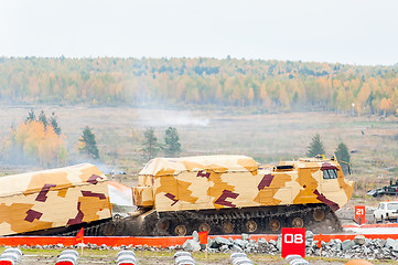 Image showing Tracked carrier DT-30P1 after water ford