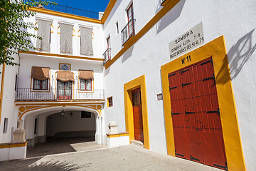 Image showing Bullring area in Seville