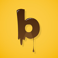 Image showing Chocolate letter 