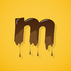 Image showing Chocolate letter 