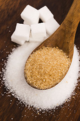 Image showing Difrent kind of sugar