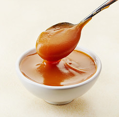 Image showing bowl of caramel