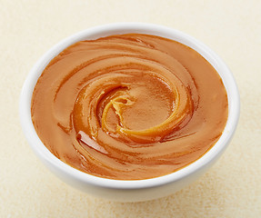 Image showing bowl of caramel