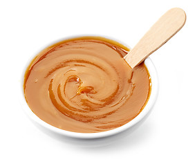 Image showing bowl of caramel